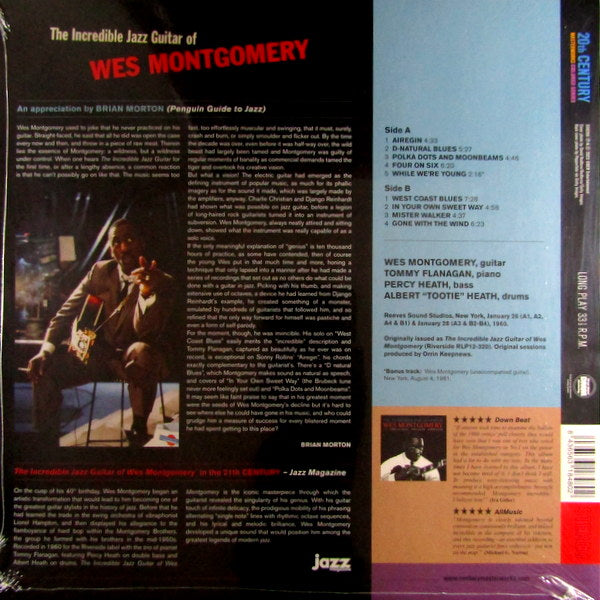 the incredible jazz guitar - Col Vinyl LP